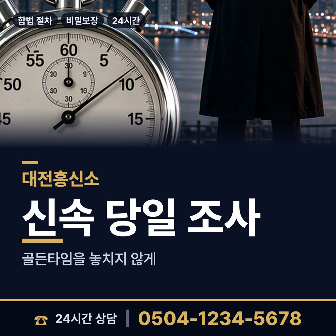 대전 중리동 탐정추천 상담 안내